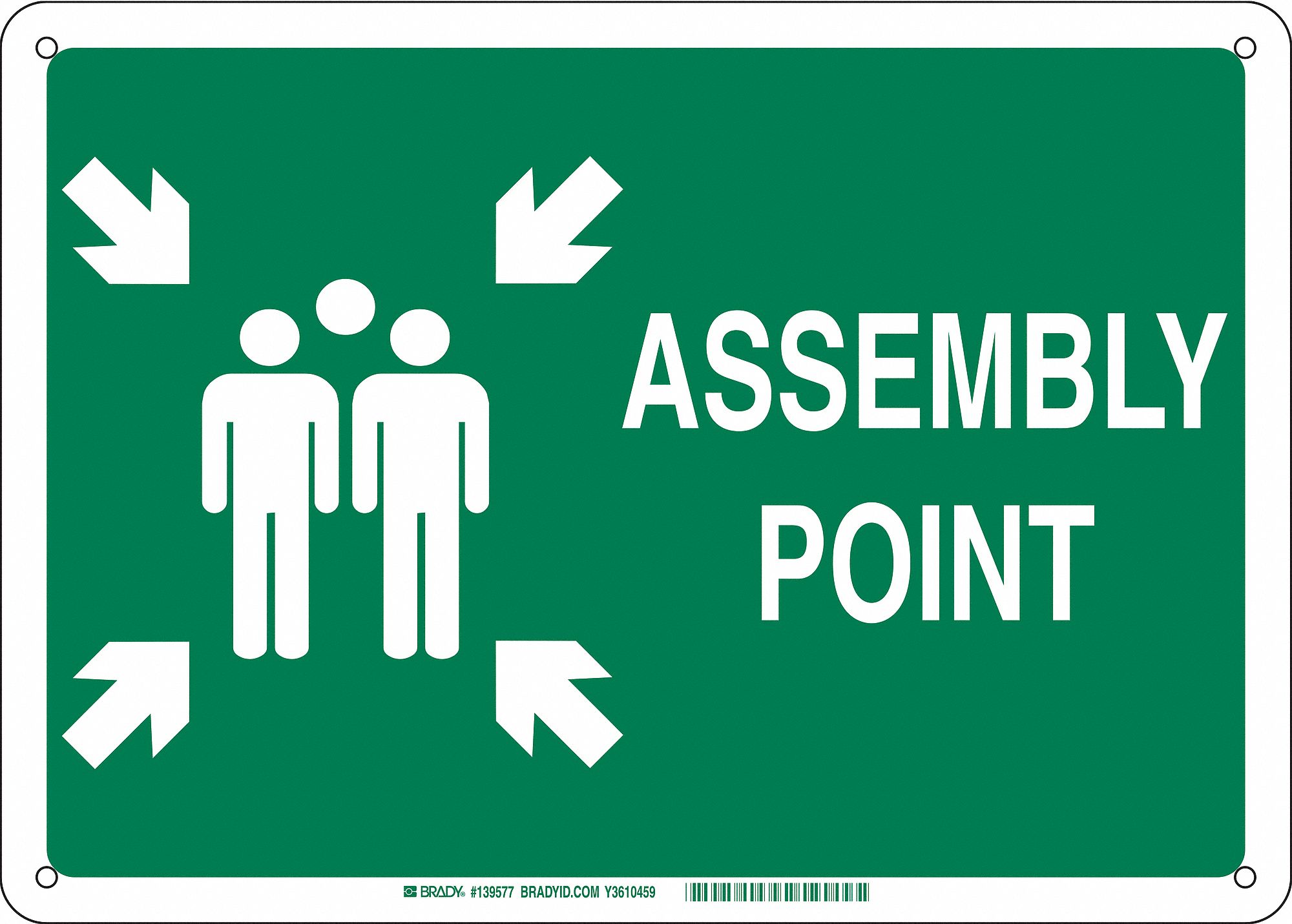 Facility Sign,Assembly Point,Surface