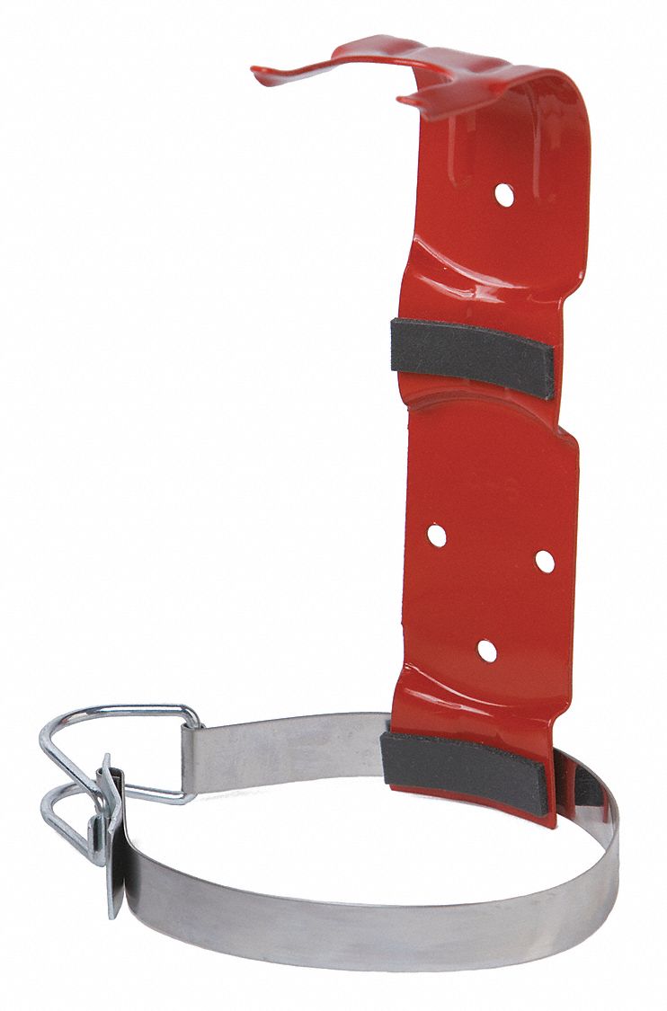 BUCKEYE Fire Extinguisher Bracket, Strap, 5 lb Capacity, 41/4 in