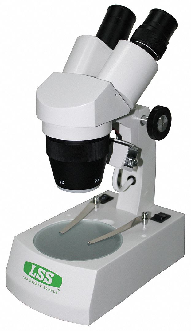 LAB SAFETY SUPPLY Microscope, Binocular, 10X to 20X Optical