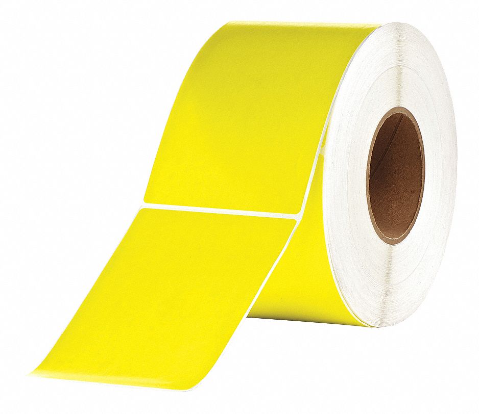 GRAINGER APPROVED Colored Thermal Transfer Label Rolls Ribbon