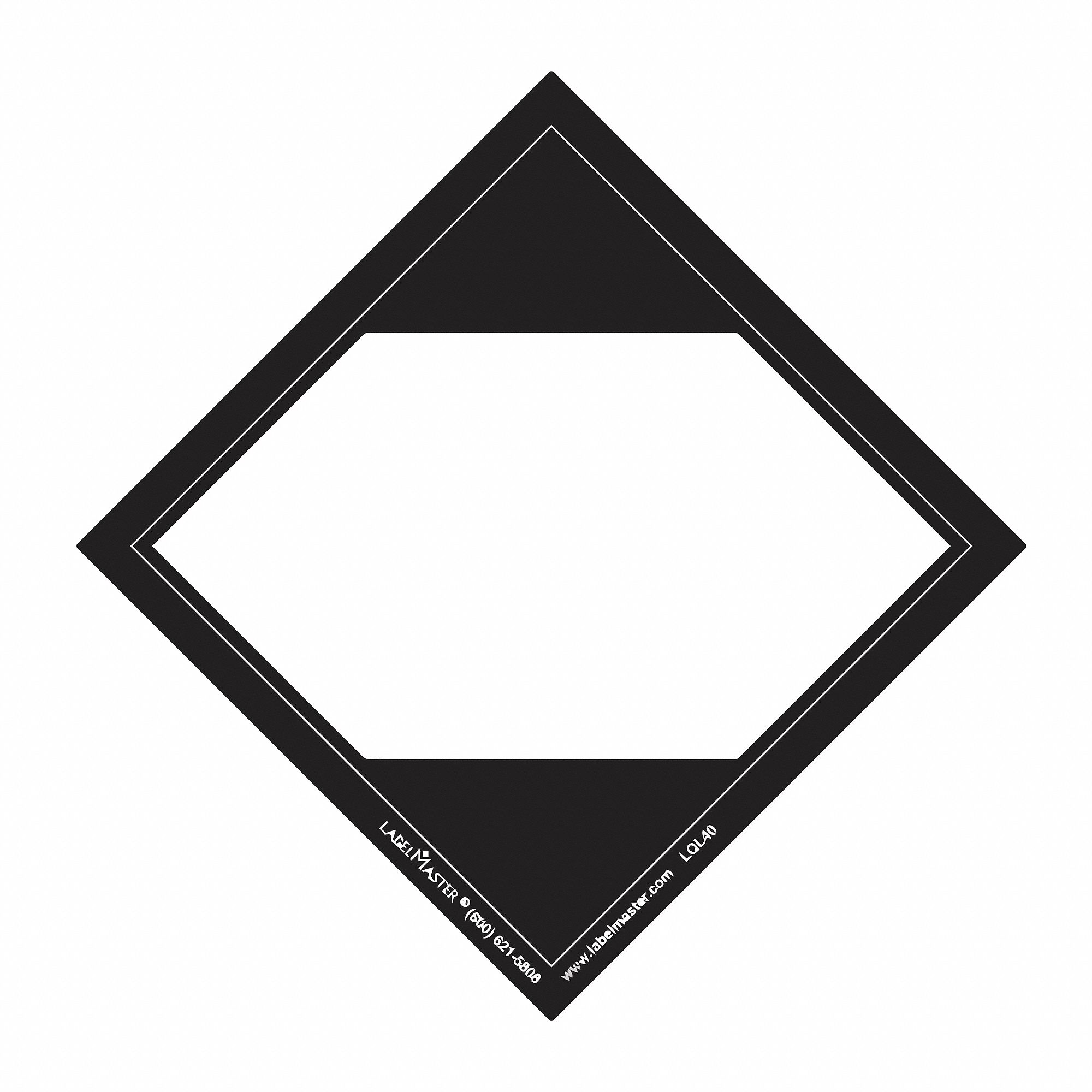 LABELMASTER Limited Quantity Label Polypropylene Blank 3 15 16