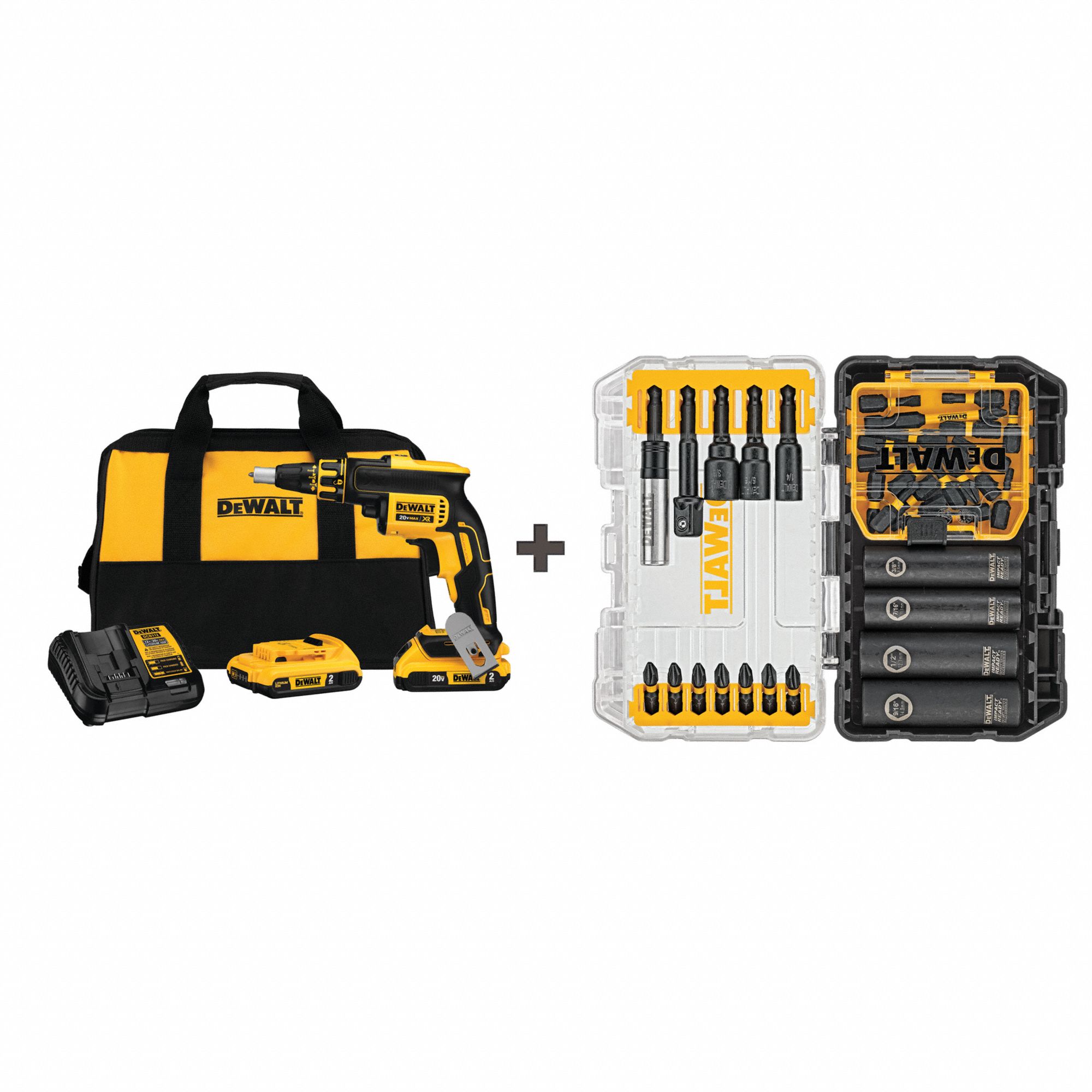 DEWALT Screwdrivers, Cordless, 1/4 in Hex Drive Size, 4400 RPM 361CE8