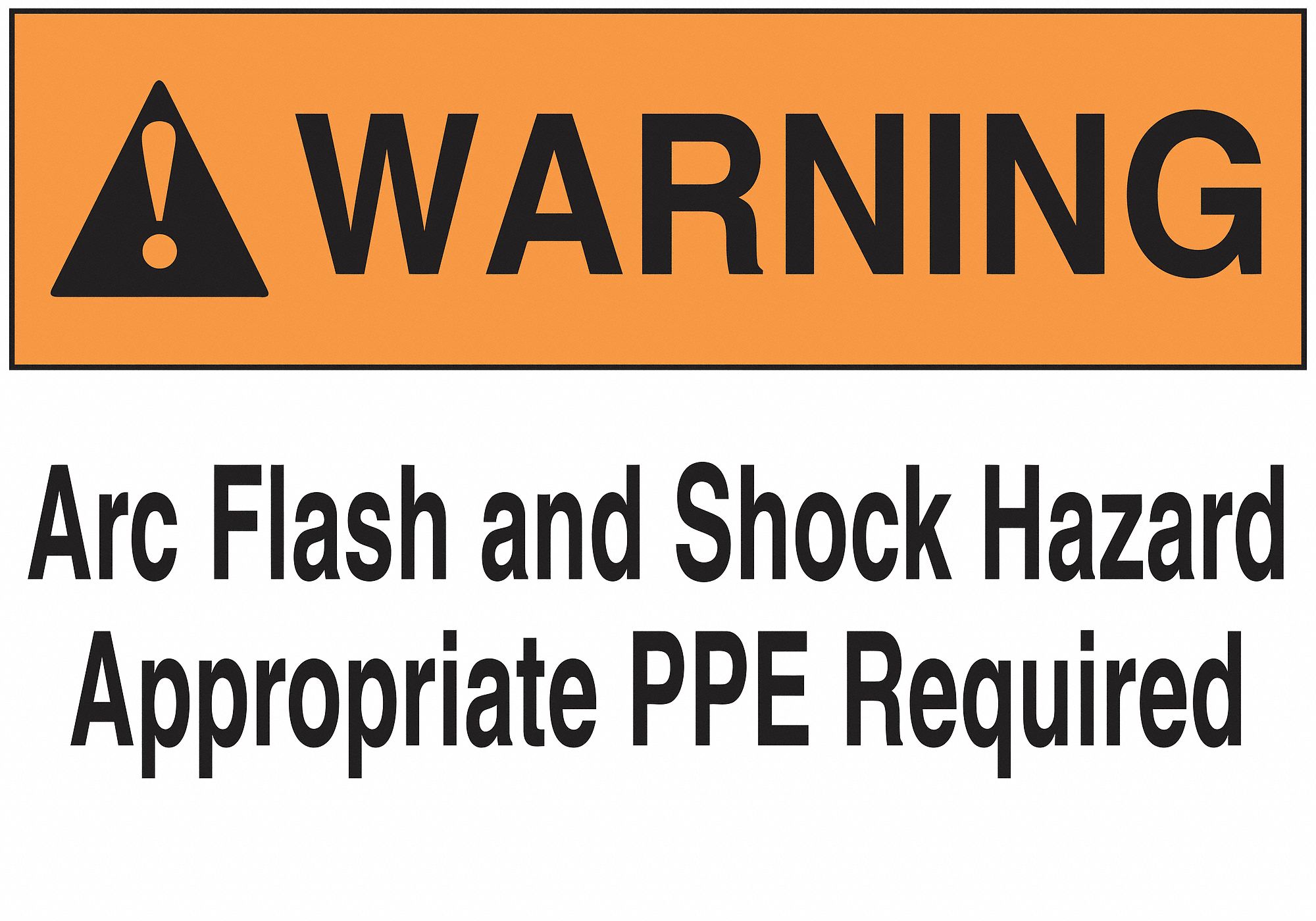 ACCUFORM Arc Flash Label 3 1 2 In X 5 In Vinyl 36A932 LELC323