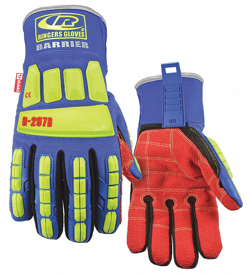 RINGERS GLOVES Impact Resistant Gloves, Durable Blend Palm Material