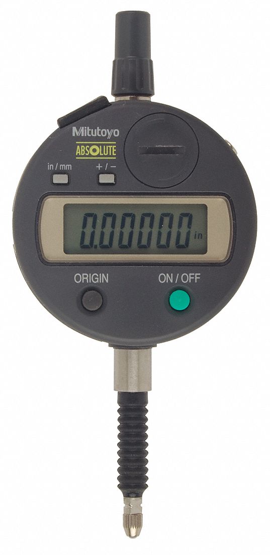 MITUTOYO Electronic Digital Indicator, 0.500"/12.7mm Range, .00005”/0