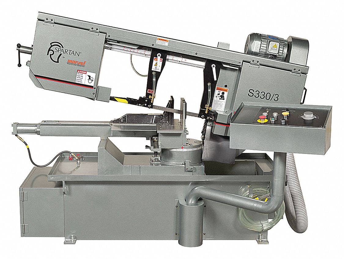 MARVEL 3 HP Horizontal Band Saw, Voltage 230/460, Max. Blade Length