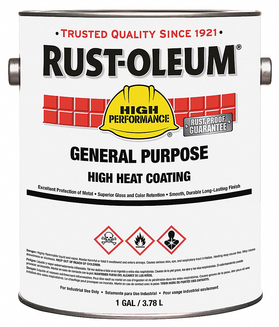 RUSTOLEUM Heat Resistant Coating 36ND74286501 Grainger