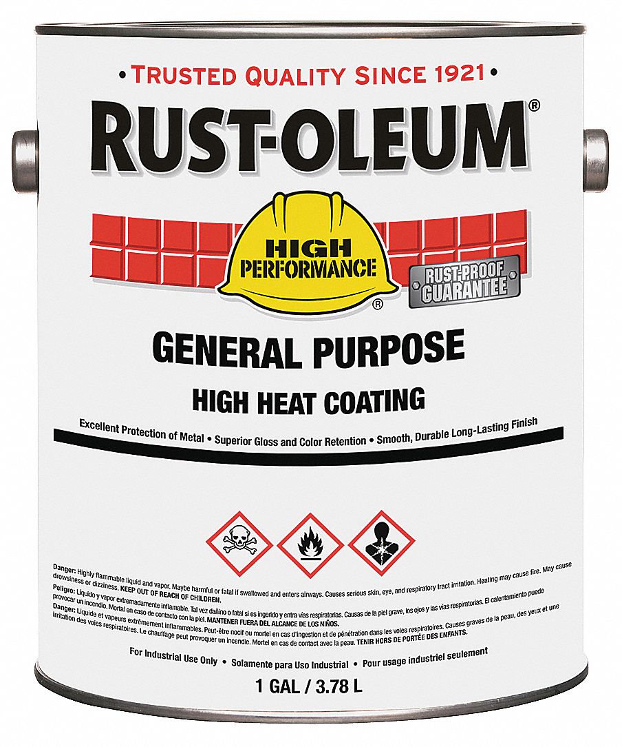 RUSTOLEUM Heat Resistant Coating 36ND75286503 Grainger