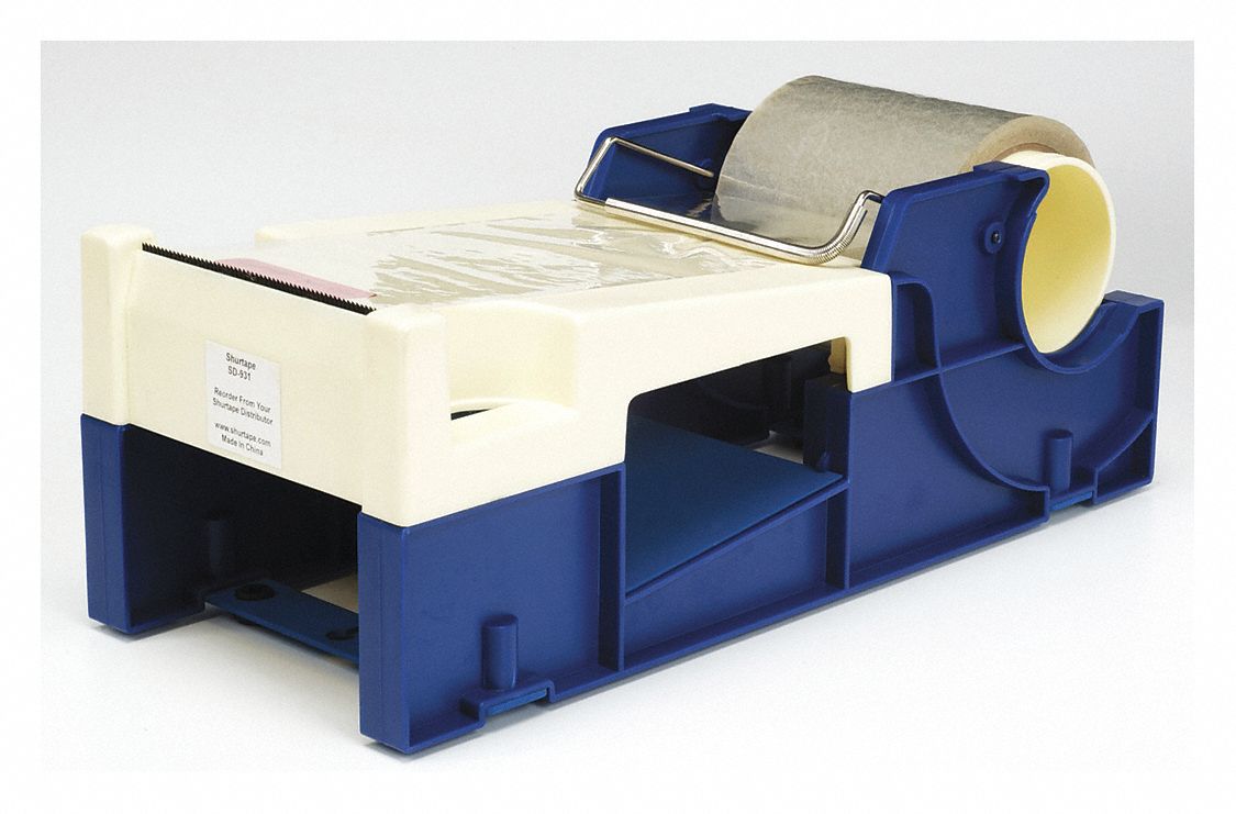 SHURTAPE Masking Tape Dispenser, Plastic, Blue 36NH84SD 931 Grainger