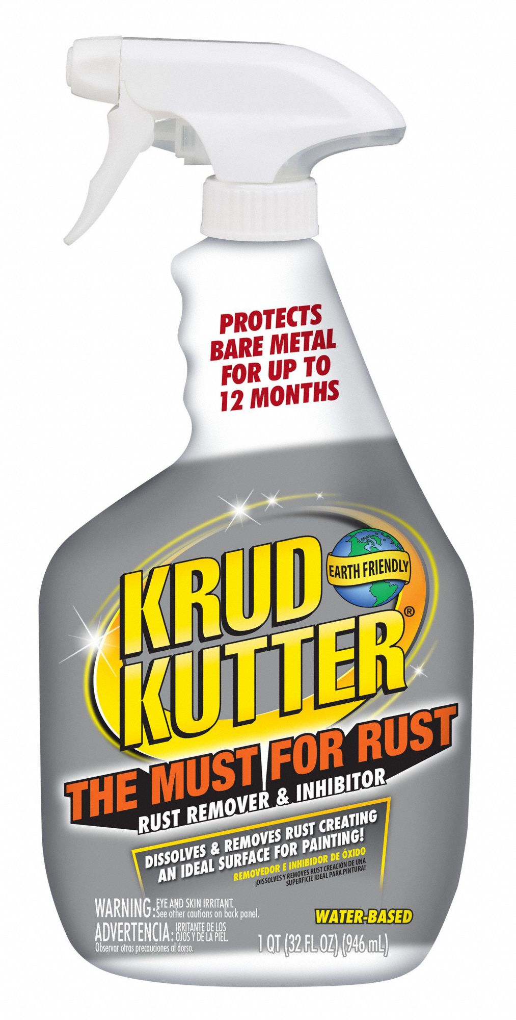 KRUD KUTTER Rust Remover and Inhibitor, 32 oz Container Size, Trigger ...