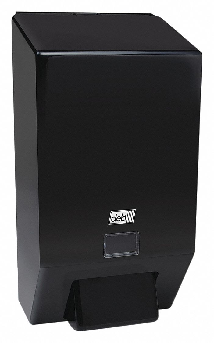 Deb Deb 1 Gal. Manual Liquid Soap Dispenser, Wall-mount, Black - 36re04 