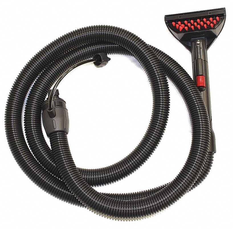 BISSELL COMMERCIAL Vacuum Hose, 11/2in. dia., Black, Plastic 36RE93