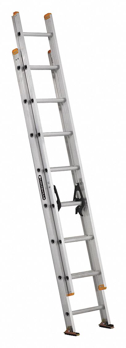 Louisville Ft Overall Ht Aluminum Extension Ladder Y