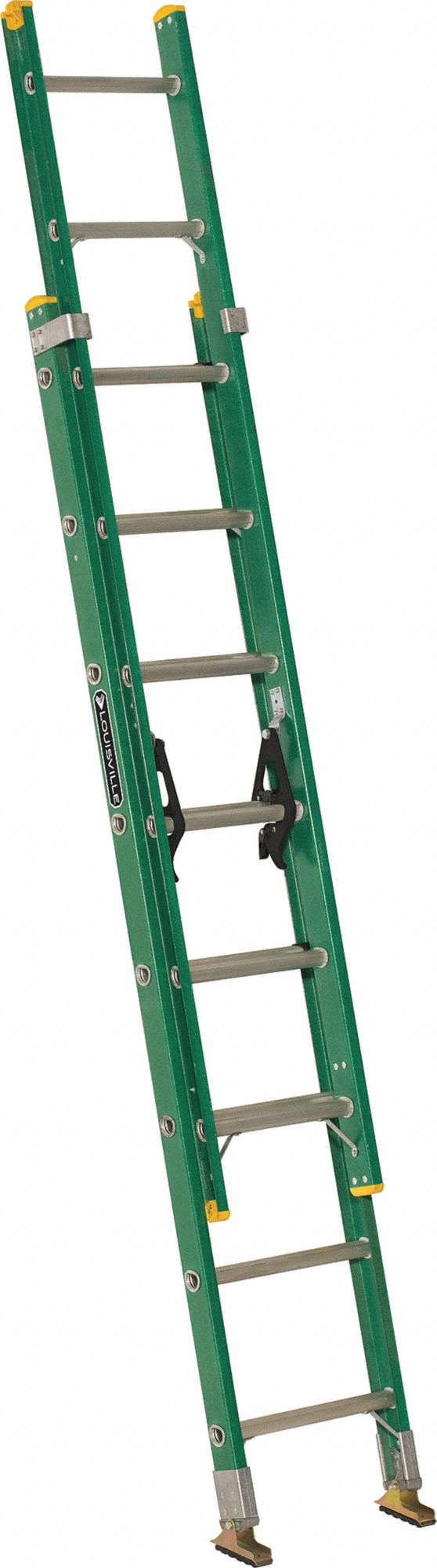 LOUISVILLE 16 ft. Fiberglass Extension Ladder, 225 lb. Load Capacity