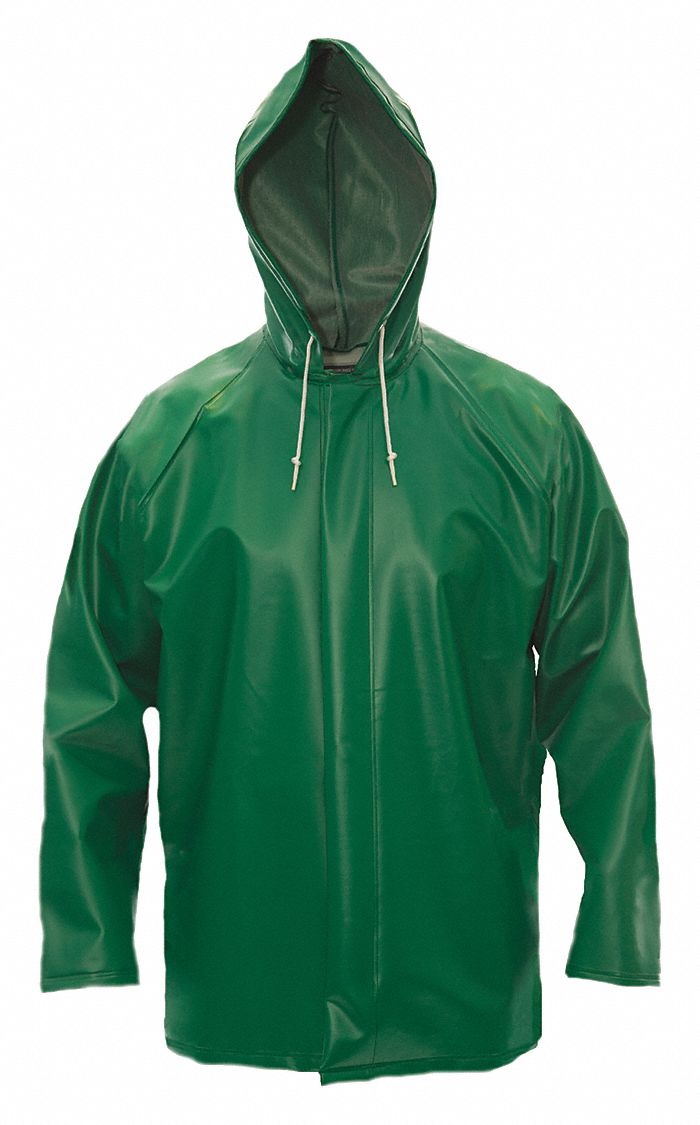 TINGLEY Flame Resistant Rain Jacket, PPE Category 0, High Visibility