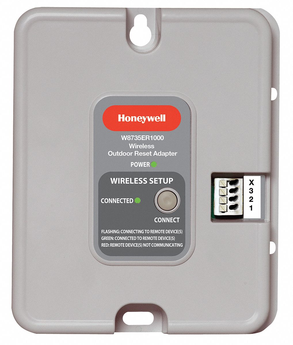 HONEYWELL 5-1/2 x 4-1/2 x 1-1/4 Wireless Outdoor Reset Module - 36Z446