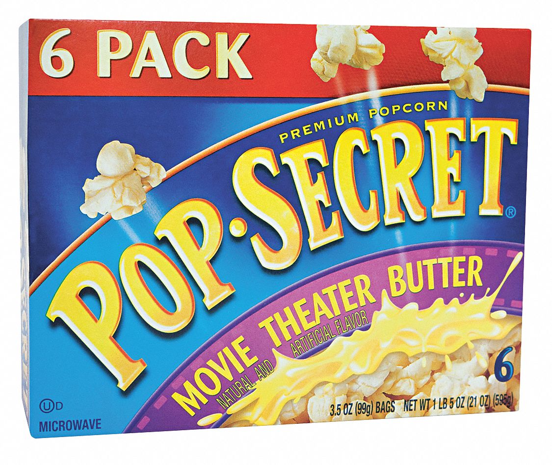 POP SECRET 3.5 oz Movie Theatre Butter Pop Secret(R) Microwave Popcorn