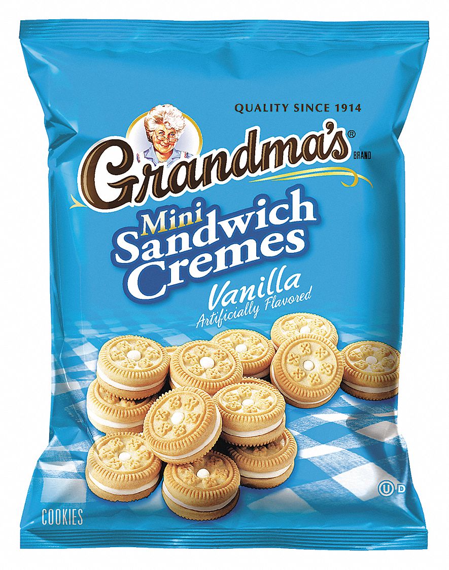 GRANDMA'S 3.71 oz Vanilla Grandma's(R) Mini Vanilla Crème Sandwich
