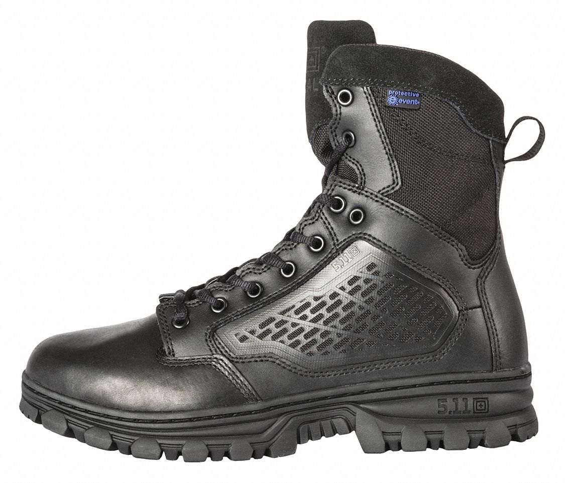 5.11 TACTICAL Military/Tactical Hiking Boots, Toe Type Plain, Black