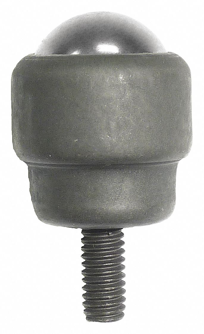 ASHLAND CONVEYOR Ball Transfer, Threaded Stud Ball Transfer Mount Type