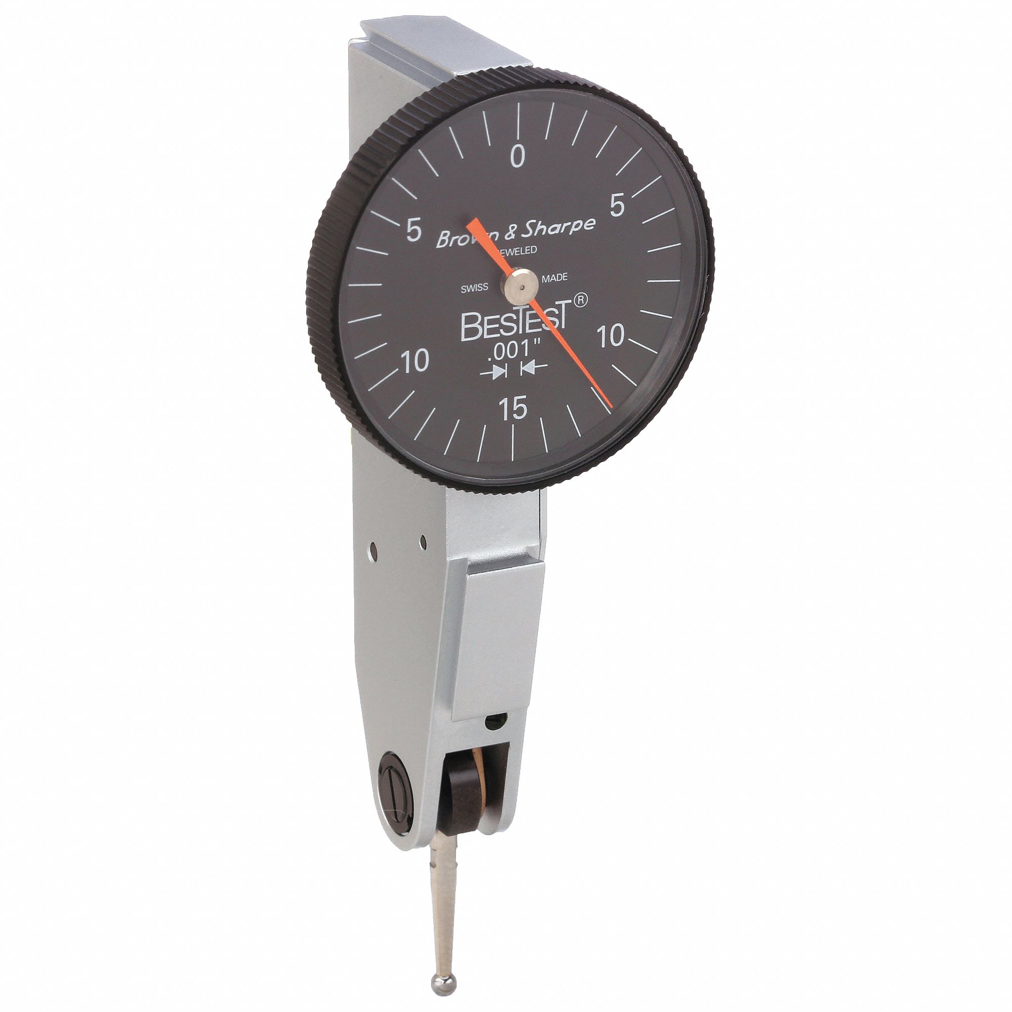 TESA BROWN & SHARPE Dial Test Indicator, Vertical Indicator Style