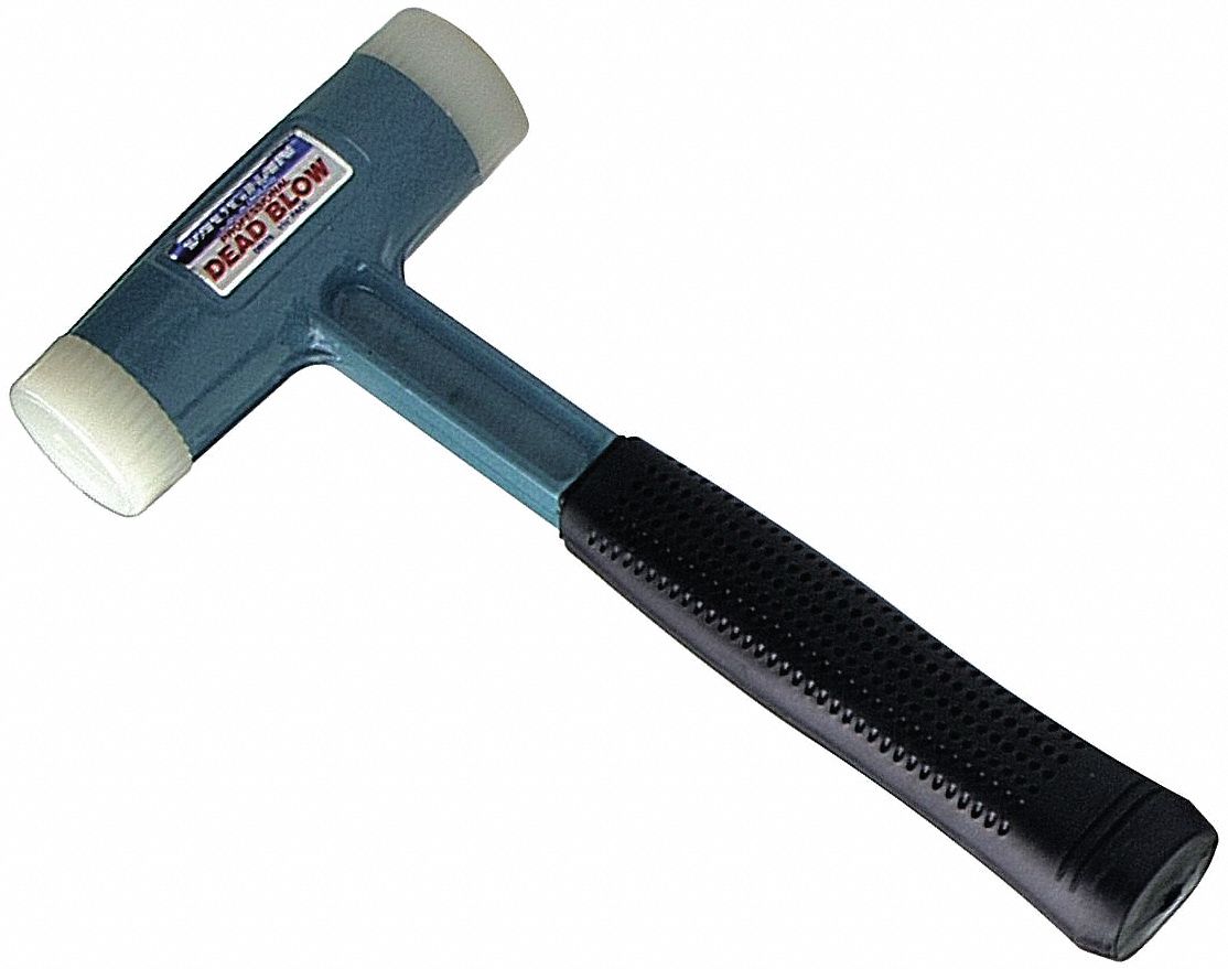VAUGHAN Dead Blow Hammer, 24 oz. Head Weight, Rubber over Aluminum