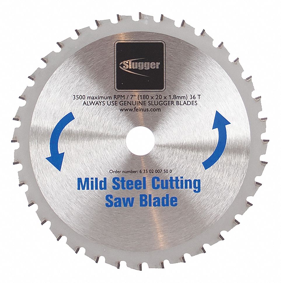 FEIN Circular Saw Blade, 7 in Blade Dia. 38TC45MCBL07 Grainger