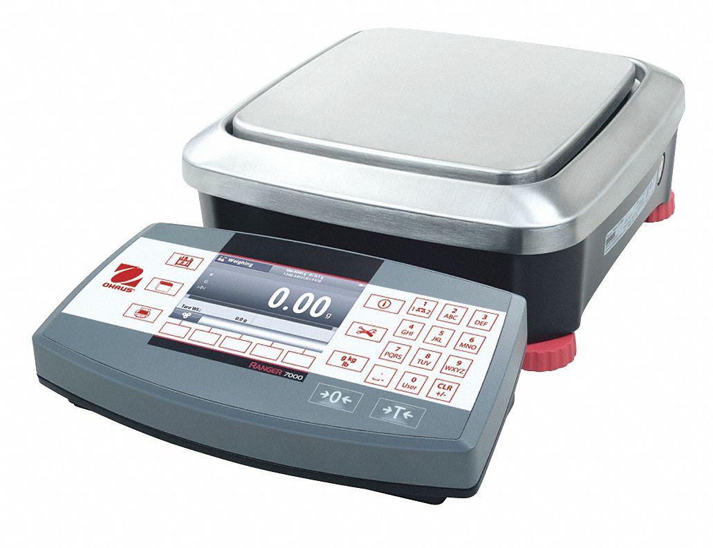 OHAUS 6kg/15 lb. Digital LCD Compact Bench Scale 38TH30R71MHD6