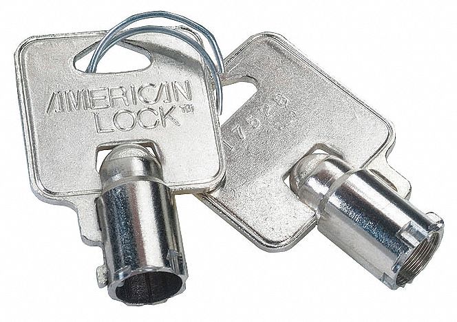 AMERICAN LOCK Key Blank, Circular, Steel, PK 25 - 38W816|AKTBOX - Grainger