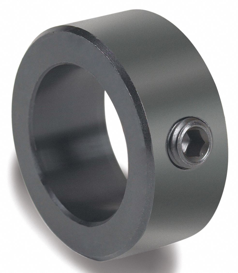 BOSTON GEAR Steel Shaft Collar, Set Screw Collar Style, Standard