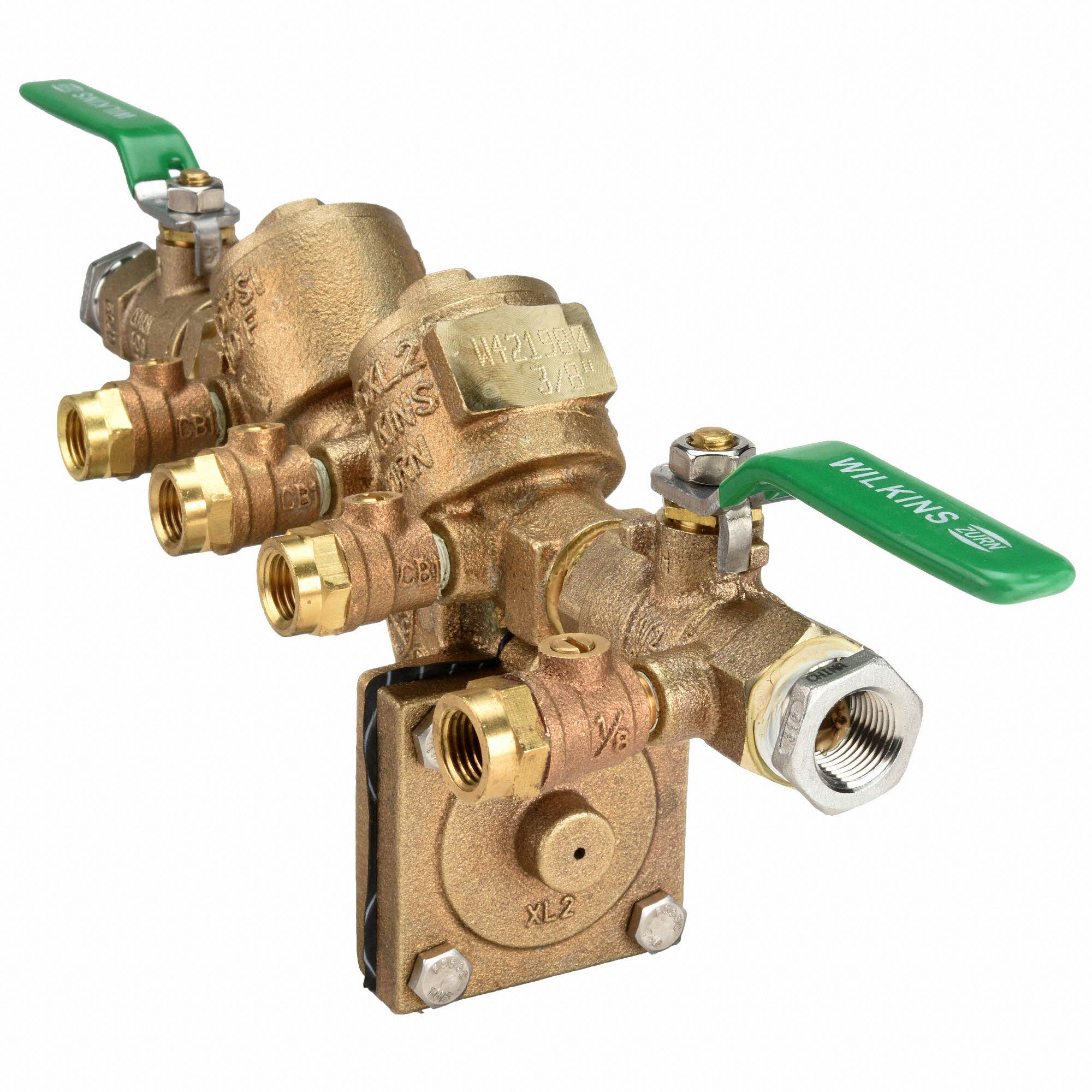 Zurn Wilkins Backflow Preventer Bronze Wilkins Xl Series Fnpt