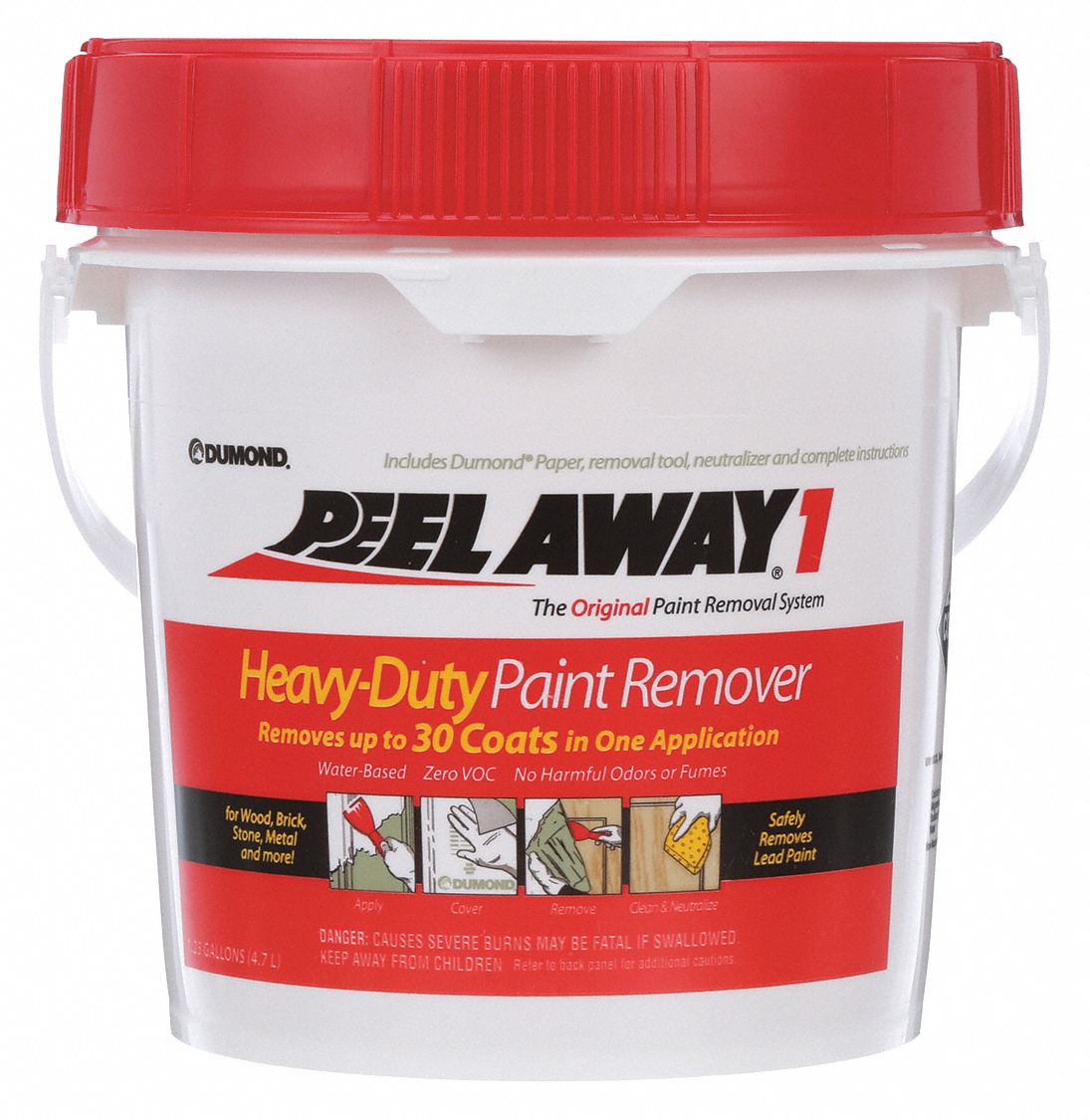DUMOND Paint Remover, 11/4 gal. 39C3091160N Grainger