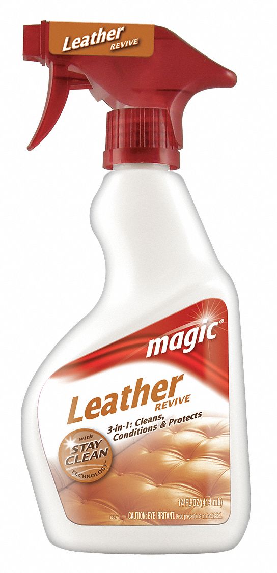 MAGIC Leather Cleaner & Protector,14 oz. - 39F185|3068 - Grainger