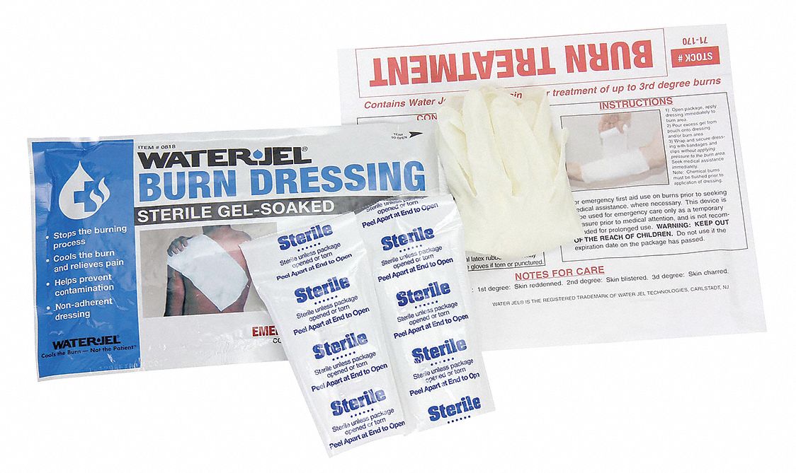 FIRST AID ONLY Severe Burn Treatment Kit, English, Burn Kit 39P06071