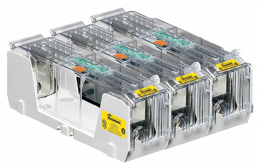 EATON BUSSMANN Fuse Block, Fits Fuse Type Industrial, R Fuse UL Class