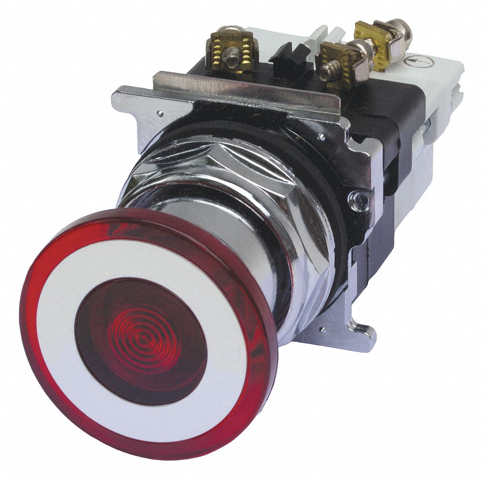 EATON Emergency Stop Push Button, 30 mm, Maintained Push / Maintained