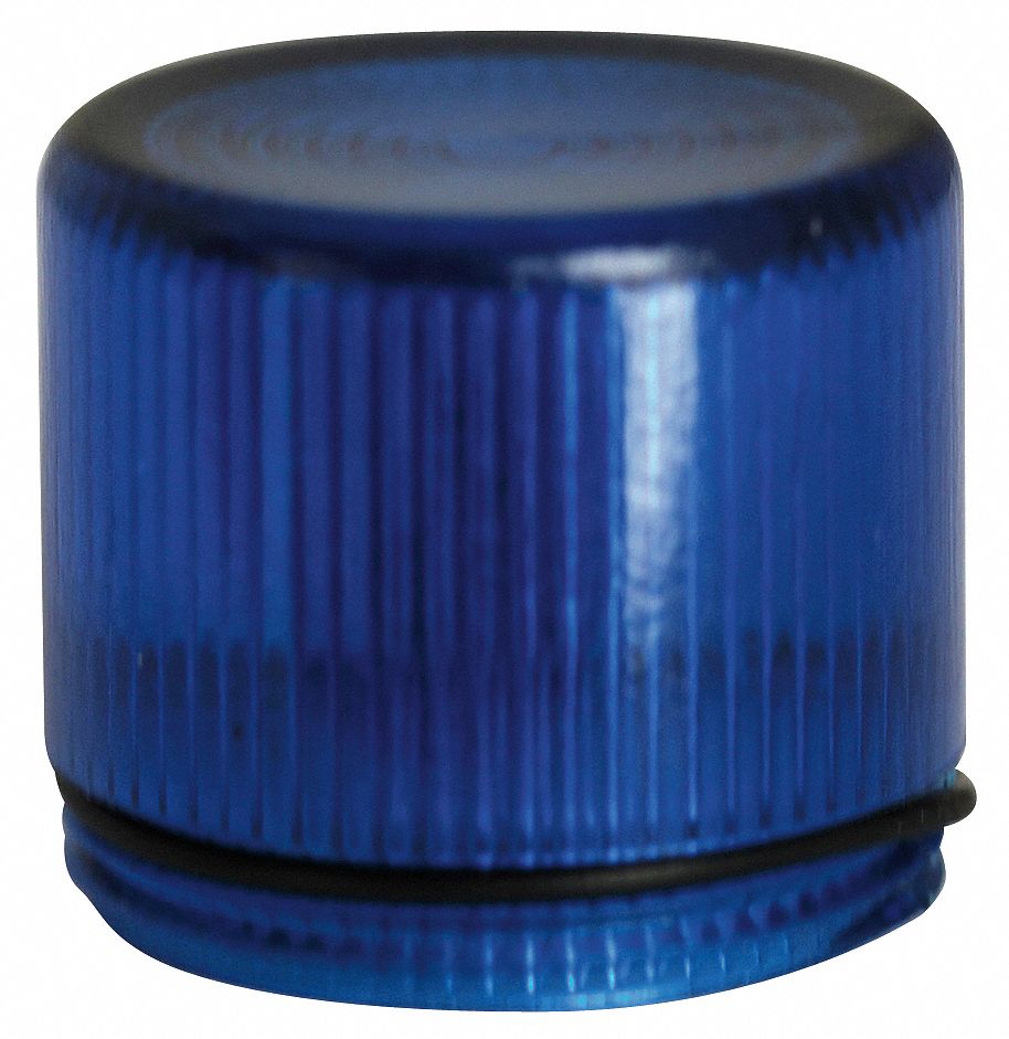 EATON 30mm Plastic Push Button Cap, Illuminated, Blue 39P968
