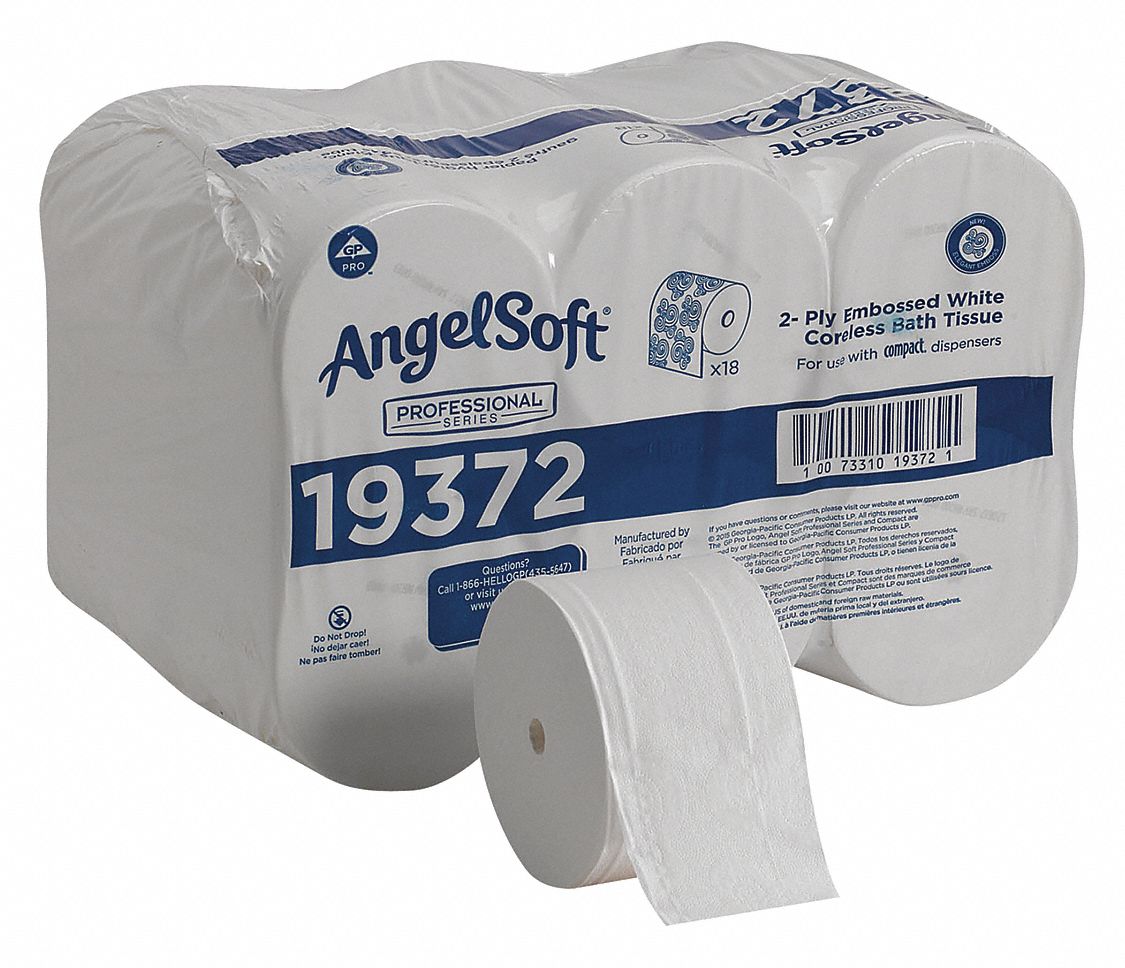 Compact® 2Ply Coreless Toilet Paper, 375 ft., 18 PK