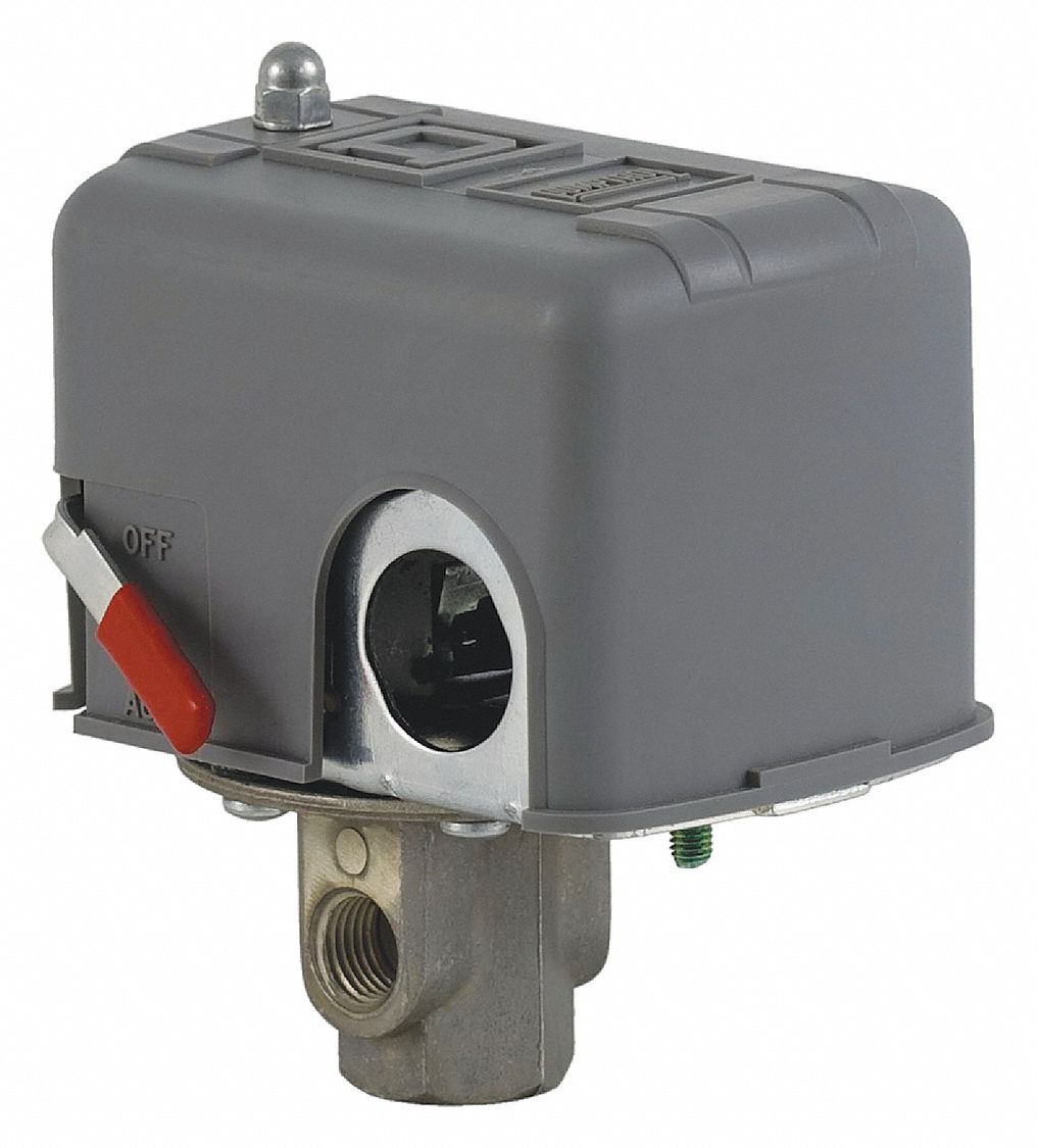 SQUARE D Pressure Switch,1/4" FNPS,40 to 150 psi 3AY90