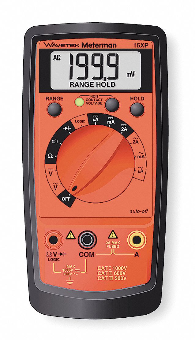 METERMAN Digital Multimeter 3BA2215XP Grainger