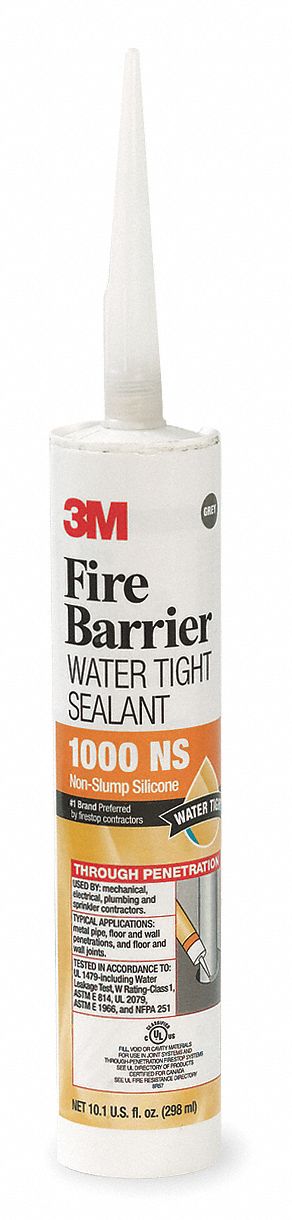 Fire Barrier Sealant,10.1 oz.,Gray