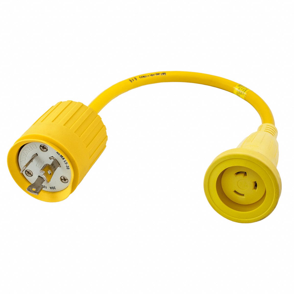 HUBBELL WIRING DEVICE-KELLEMS Marine Adapter, Number of Outlets 1, 20.0