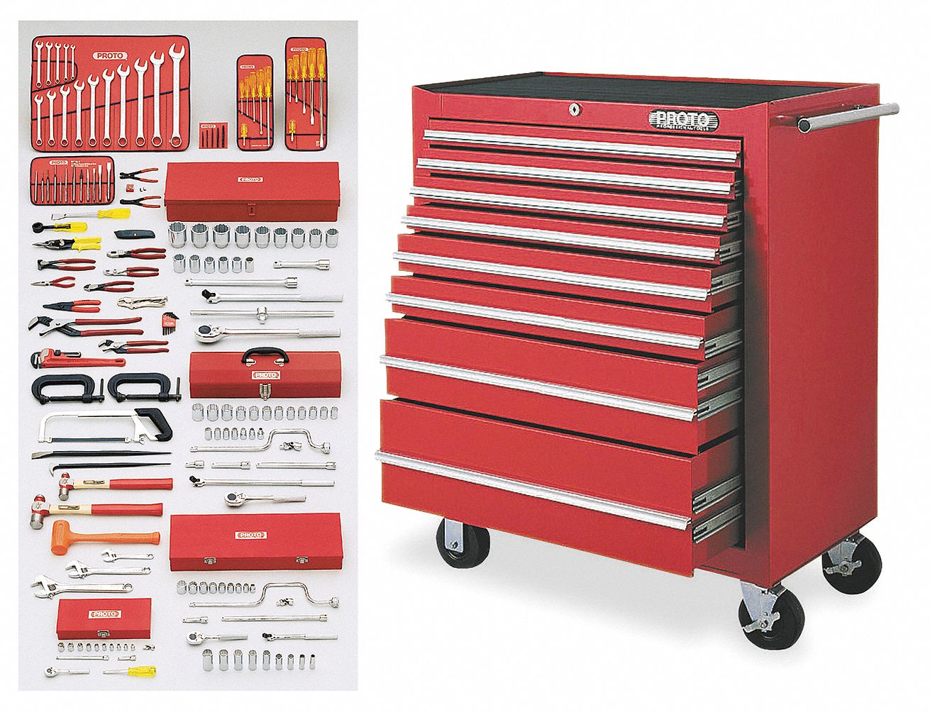 PROTO 164pc.General Purpose, SAE, Tool Storage Included Yes 3EB62