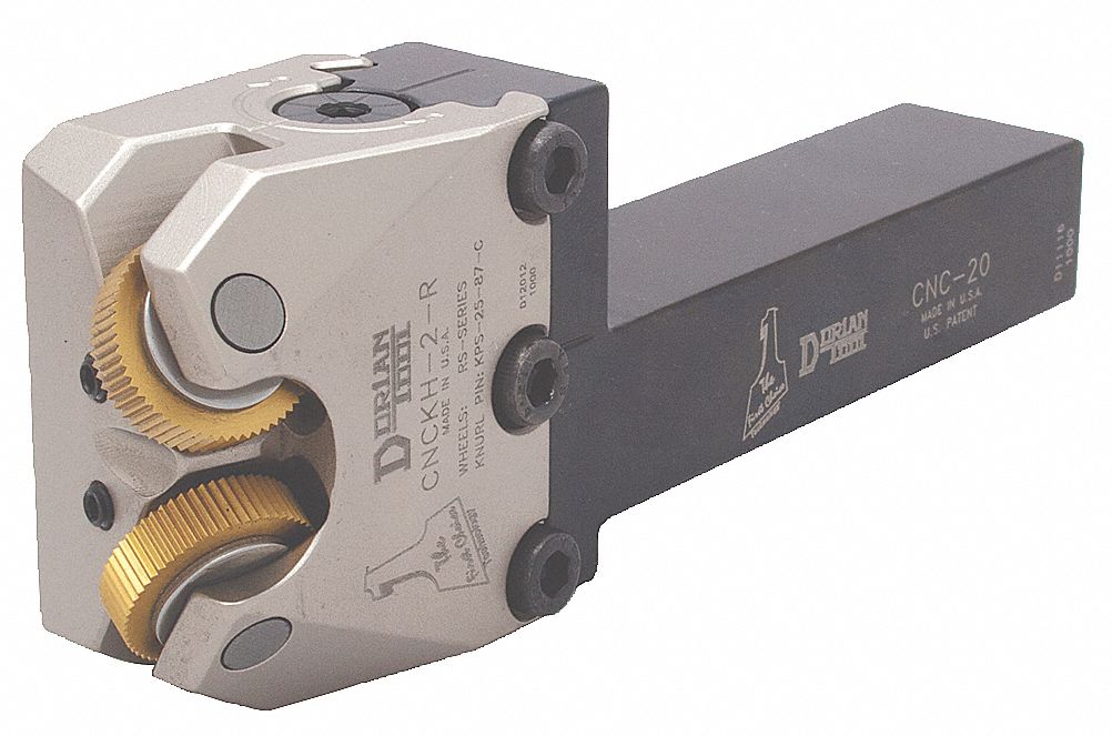 DORIAN Knurling Tool, CNC Modular, Medium Diameter, 1 to 5" Capacity