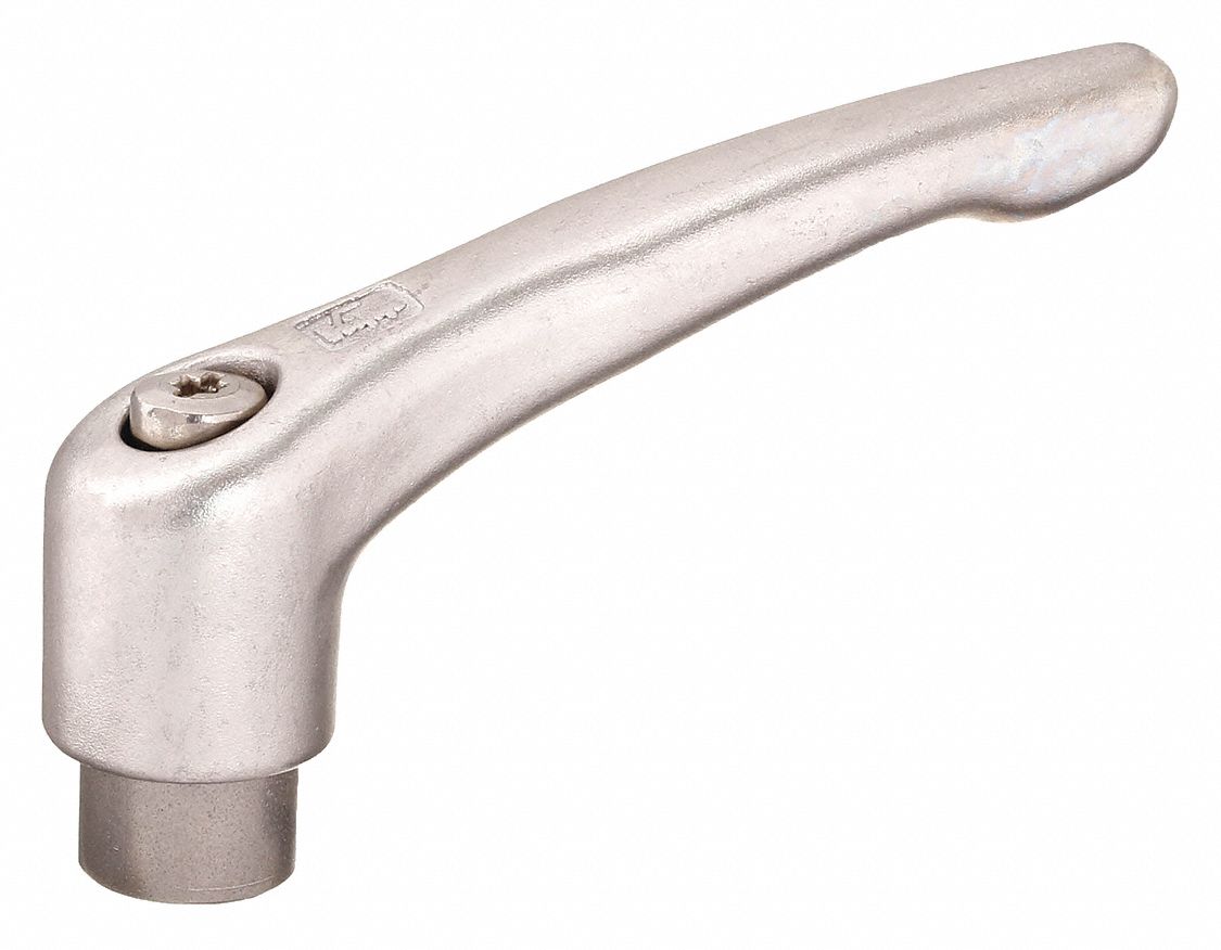 KIPP SS Adjustable Handle, Stainless Steel, Matte, 3/816 Thread Size