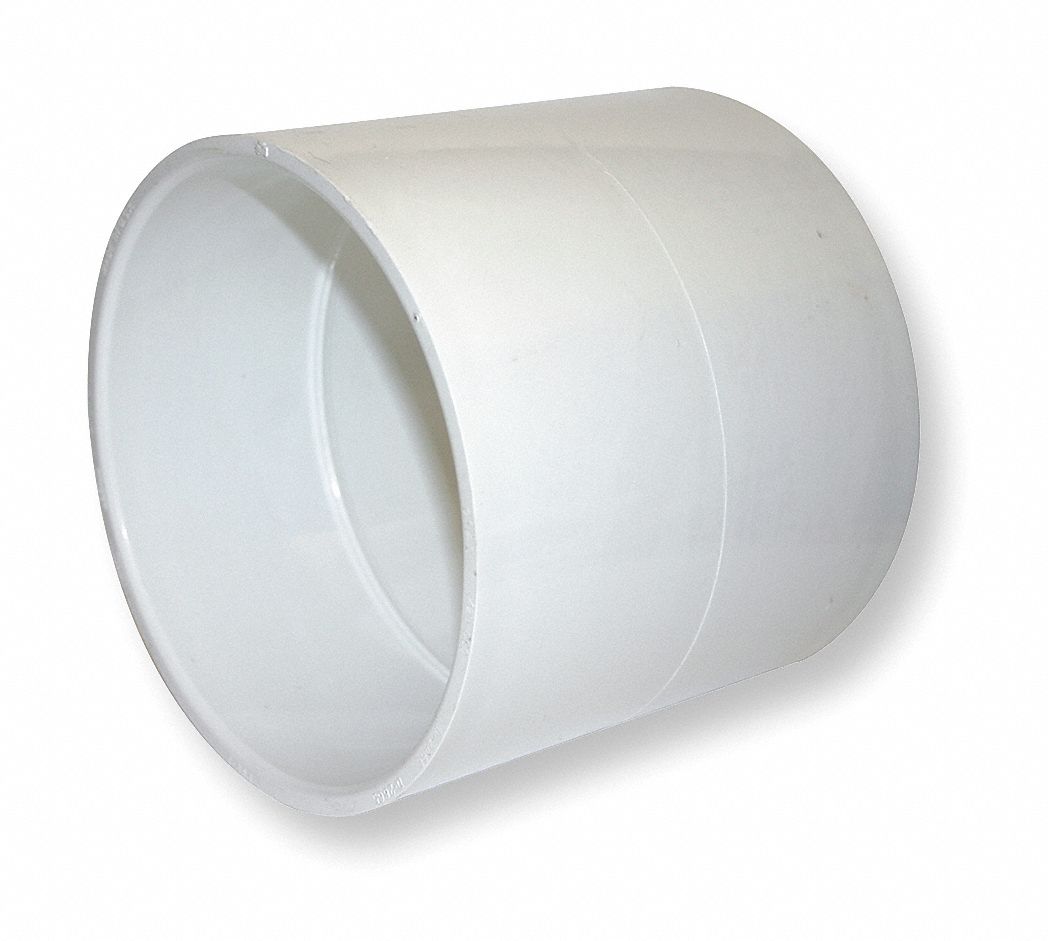GRAINGER APPROVED PVC Coupling, Hub, 8 in Pipe Size Pipe Fitting