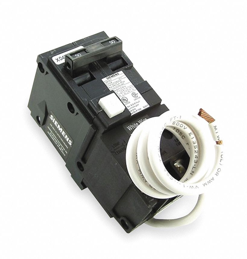 SIEMENS Miniature Circuit Breaker, Amps 30, Circuit Breaker Type Ground