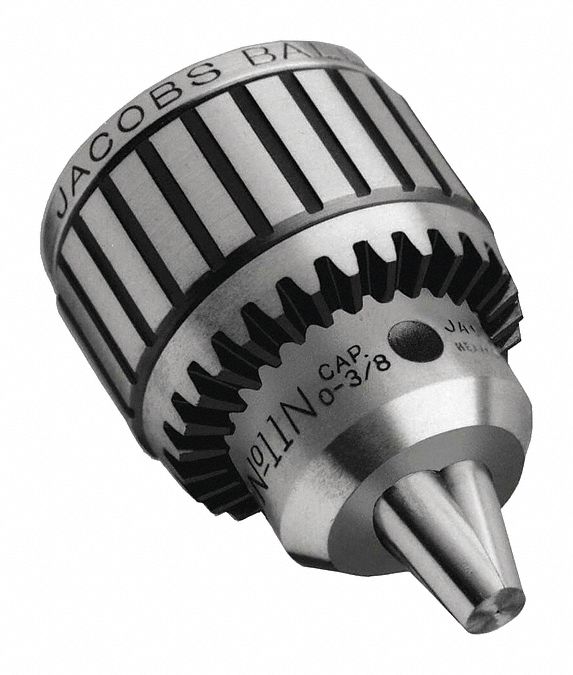 JACOBS Keyed Drill Chuck, 0.125" to 0.625" Capacity, 3JT Mounting Size
