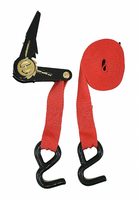 GRAINGER APPROVED Tie Down Strap, 14 ftL x 1 inW, 900 lb Load Limit