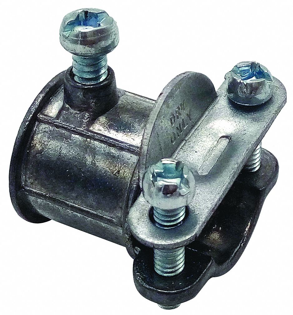 GRAINGER APPROVED 1/2" x 3/8" EMT Coupling, 1‐5/16